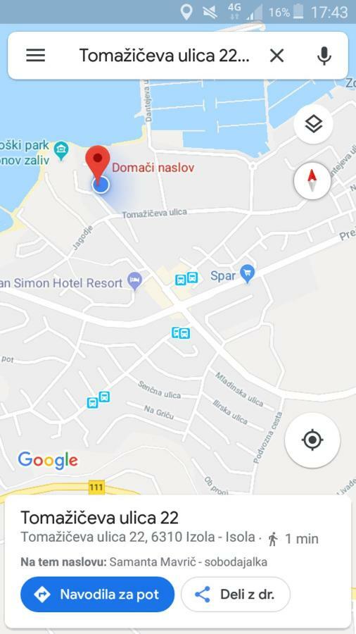 Apartma_Samy Изола Екстериор снимка